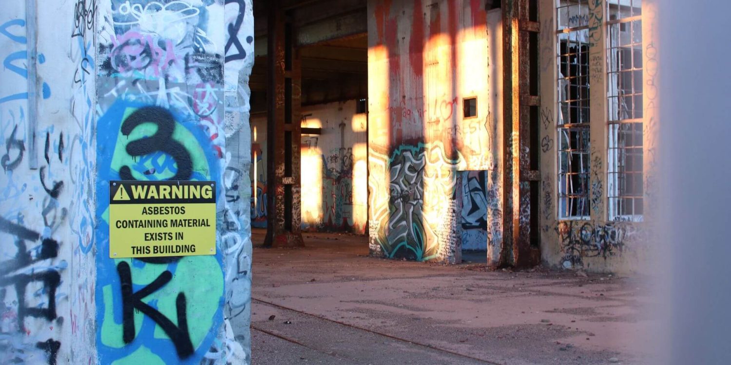 Asbestos+sign+building